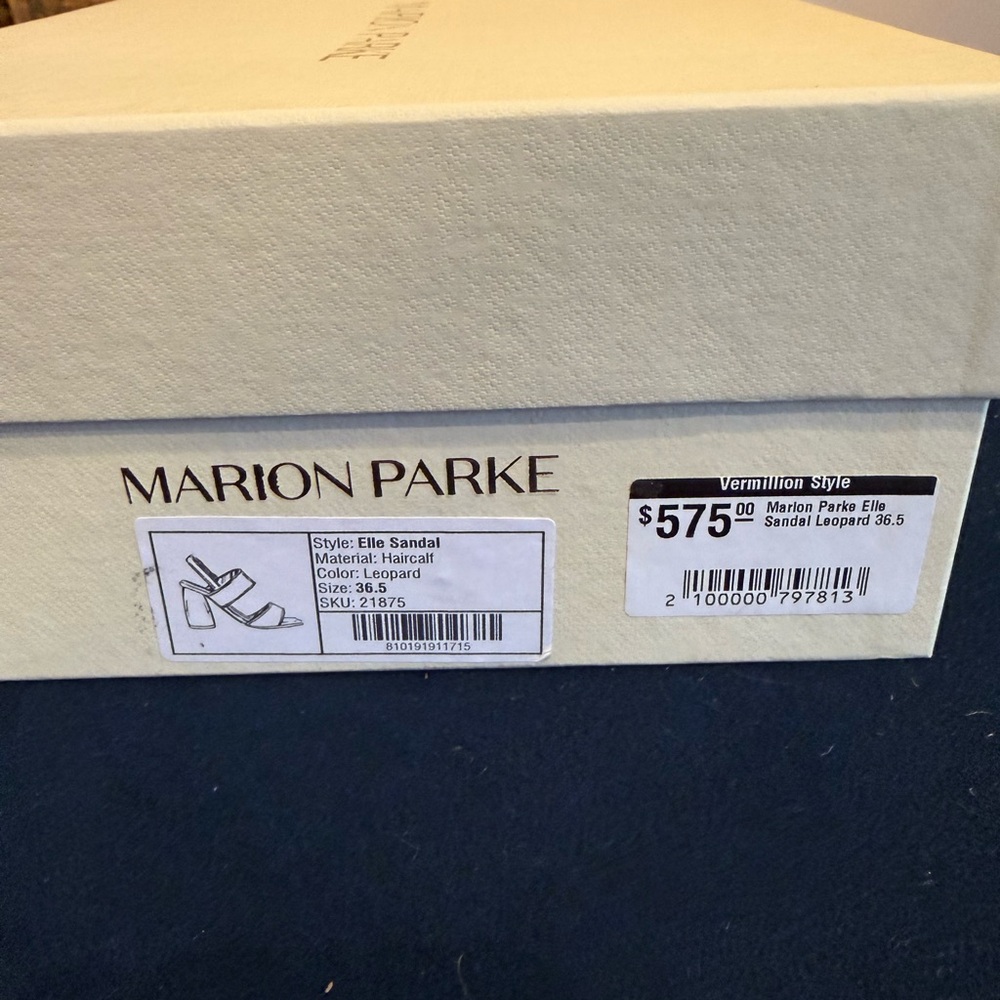 marion parke Elle sandal leopard - Picture 11 of 13